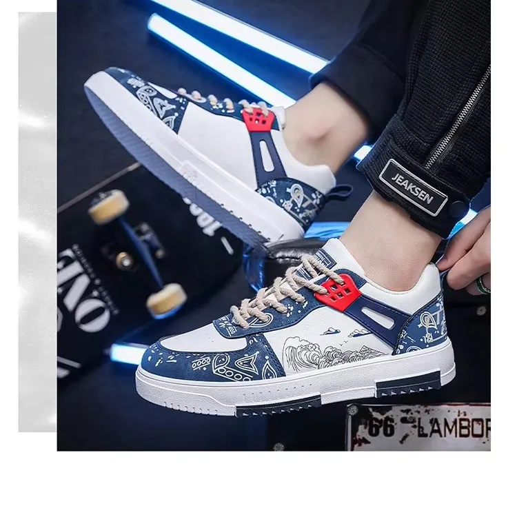 Factory Direct Men's Custom Casual Walking Athletic Running Skateboarding Shoes