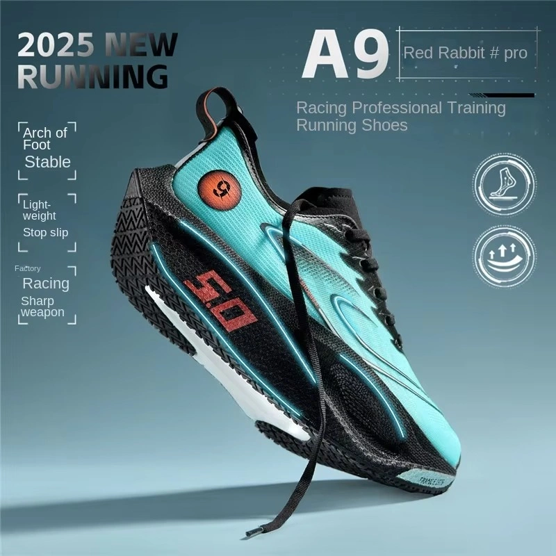Men's A9 Ultra-Light Carbon Plate Running Shoes Breathable Mesh