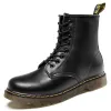 Men Women Martens Boots British Retro Leather High-Top Workwear