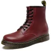 Men Women Martens Boots British Retro Leather High-Top Workwear