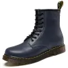 Men Women Martens Boots British Retro Leather High-Top Workwear