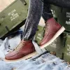 Men's Martens Boots Genuine Leather High-Top Autumn Winter Tooling
