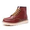 Men's Martens Boots Genuine Leather High-Top Autumn Winter Tooling
