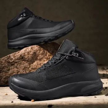 Waterproof Hiking Boots Lightweight Non-Slip Cushioning Heightened Elastic