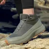 Waterproof Hiking Boots Lightweight Non-Slip Cushioning Heightened Elastic