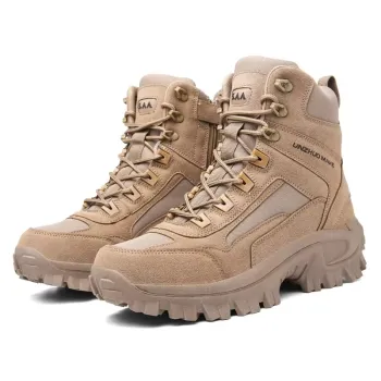 Men's Military Combat Boots High-Top EVA Anti-Slip Outdoor Climbing