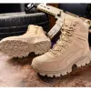 Men's Military Combat Boots High-Top EVA Anti-Slip Outdoor Climbing