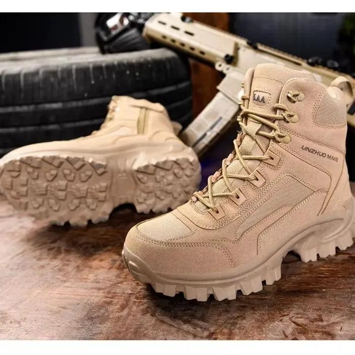 Men's Military Combat Boots High-Top EVA Anti-Slip Outdoor Climbing