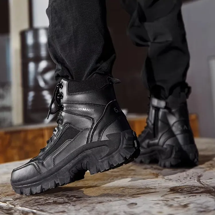 Men's Military Combat Boots High-Top EVA Anti-Slip Outdoor Climbing