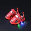 PU Leather Led Lights Children Shoes Kids Sneakers Fashion Casual