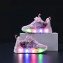 Cartoon LED Lights Sneakers For Girls Kids Sneakers Shoes
