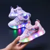 Cartoon LED Lights Sneakers For Girls Kids Sneakers Shoes