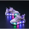 Cartoon LED Lights Sneakers For Girls Kids Sneakers Shoes
