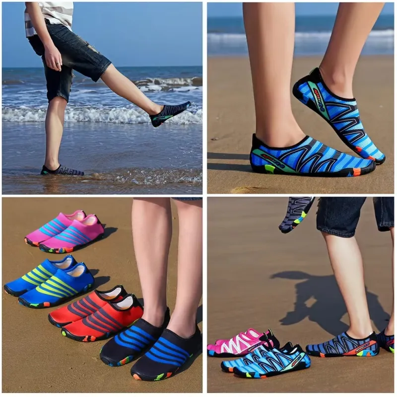 Custom Quick-Dry Barefoot Water Aqua Shoes Beach Pool Surf Yoga