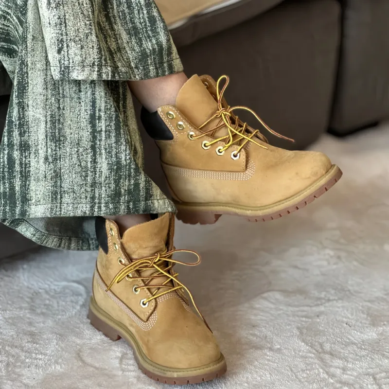 Brown Leather High Top Boots Anti-Slip Cotton Lining All Seasons