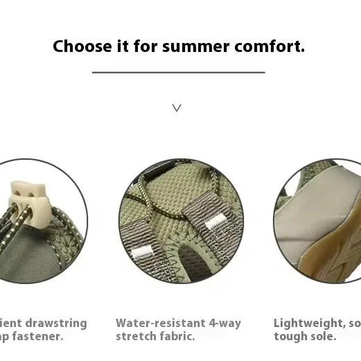 Muško-ženske sandale za planinarenje na otvorenom, za plažu i u vodi