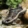 Men's Outdoor Water Hiking Sandals Anti-Slip Soft Sole Beach Sandals