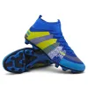 High Top Football Shoes FG HG Soccer Boots Unisex Sports