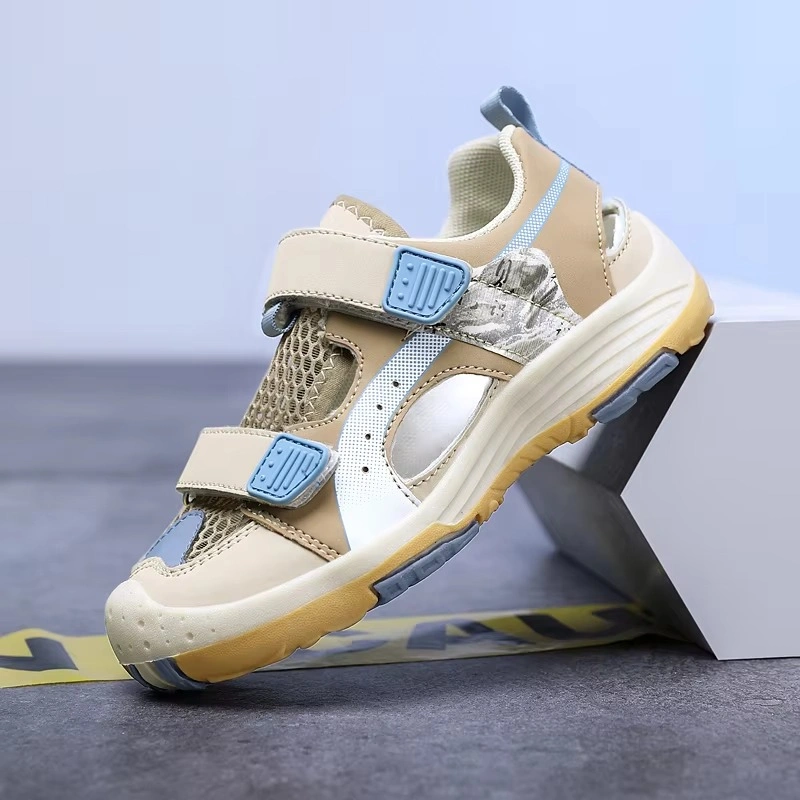 Kids Closed Toe Outdoor Sandals Baby Hiking Safety Beach Shoes